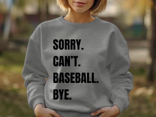 Sorry Baseball